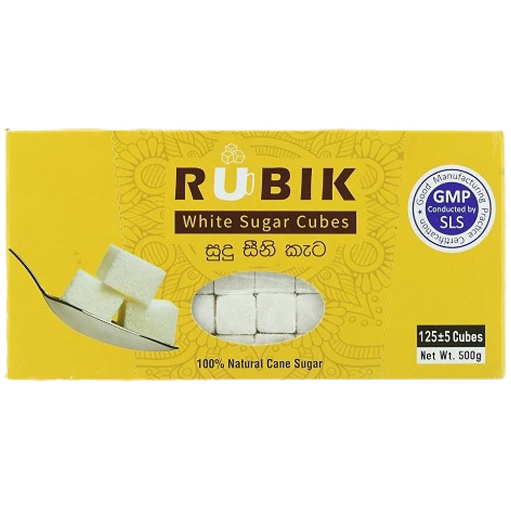 Rubik Sugar Cubes White 500G